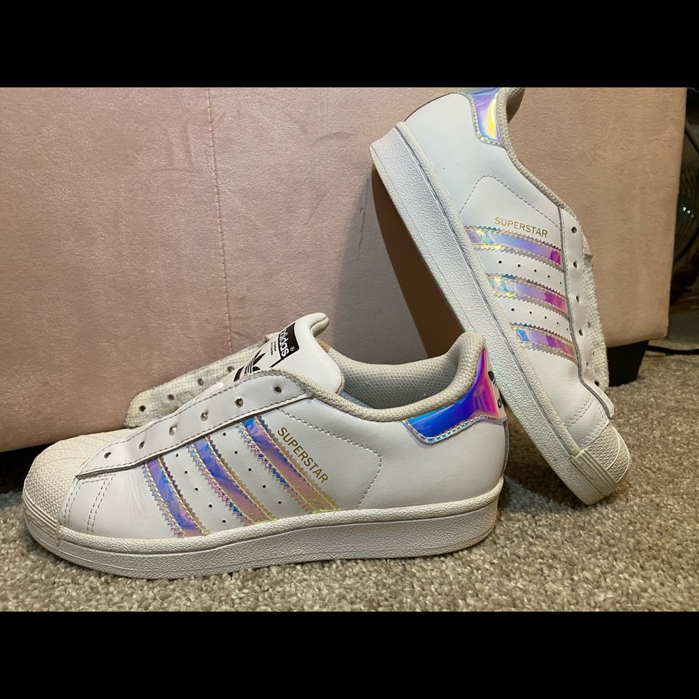 Holographic adidas superstar